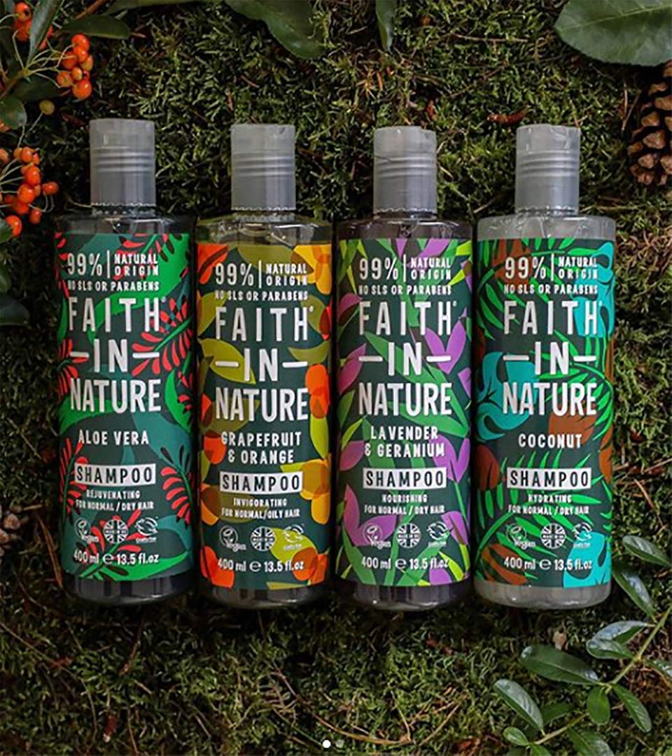 Faith In Nature Coconut Shower Gel & Foam Bath, 13.5 Oz