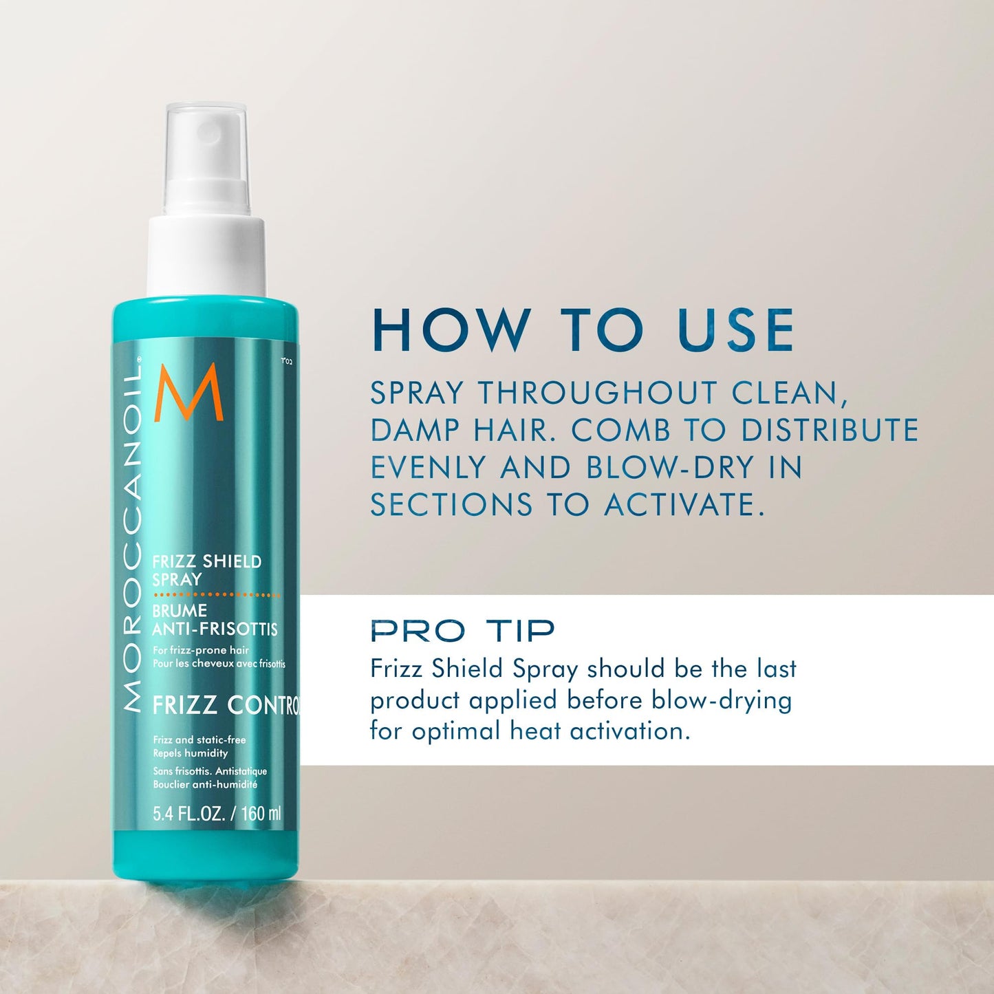Moroccanoil Frizz Shield Styling Spray, 5.4 Fl. Oz. Beauty and Personal Care Moroccanoil