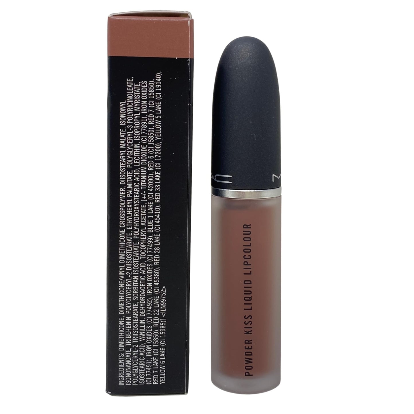 MAC Cosmetics Powder Kiss Liquid Lipcolour - 953 Buffiest (Midtone nudey pink) .17 oz / 5 ml
