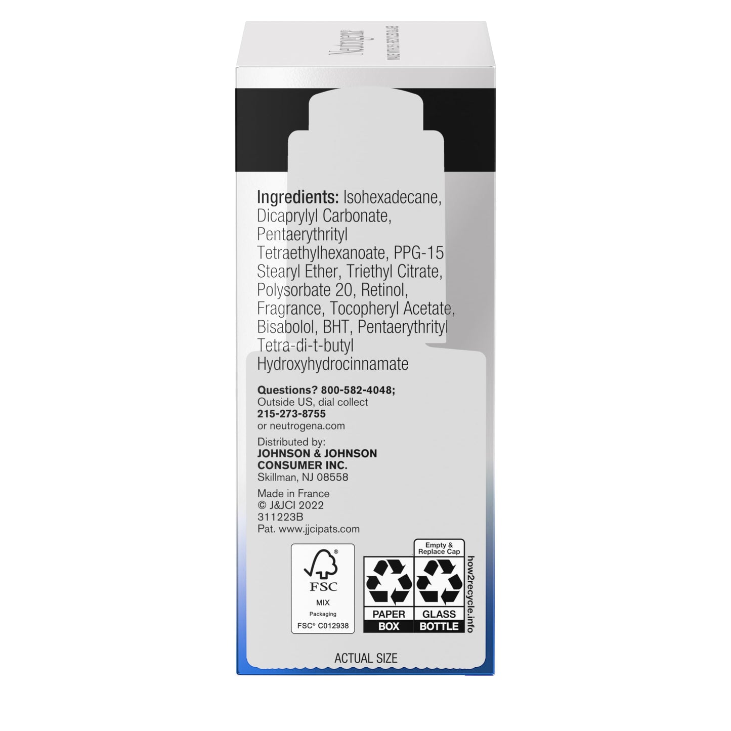 Neutrogena Rapid Wrinkle Repair Retinol Pro+ Power Facial Serum, Gentle Anti-Aging Face Serum with Pure Retinol & Nourishing Emollients