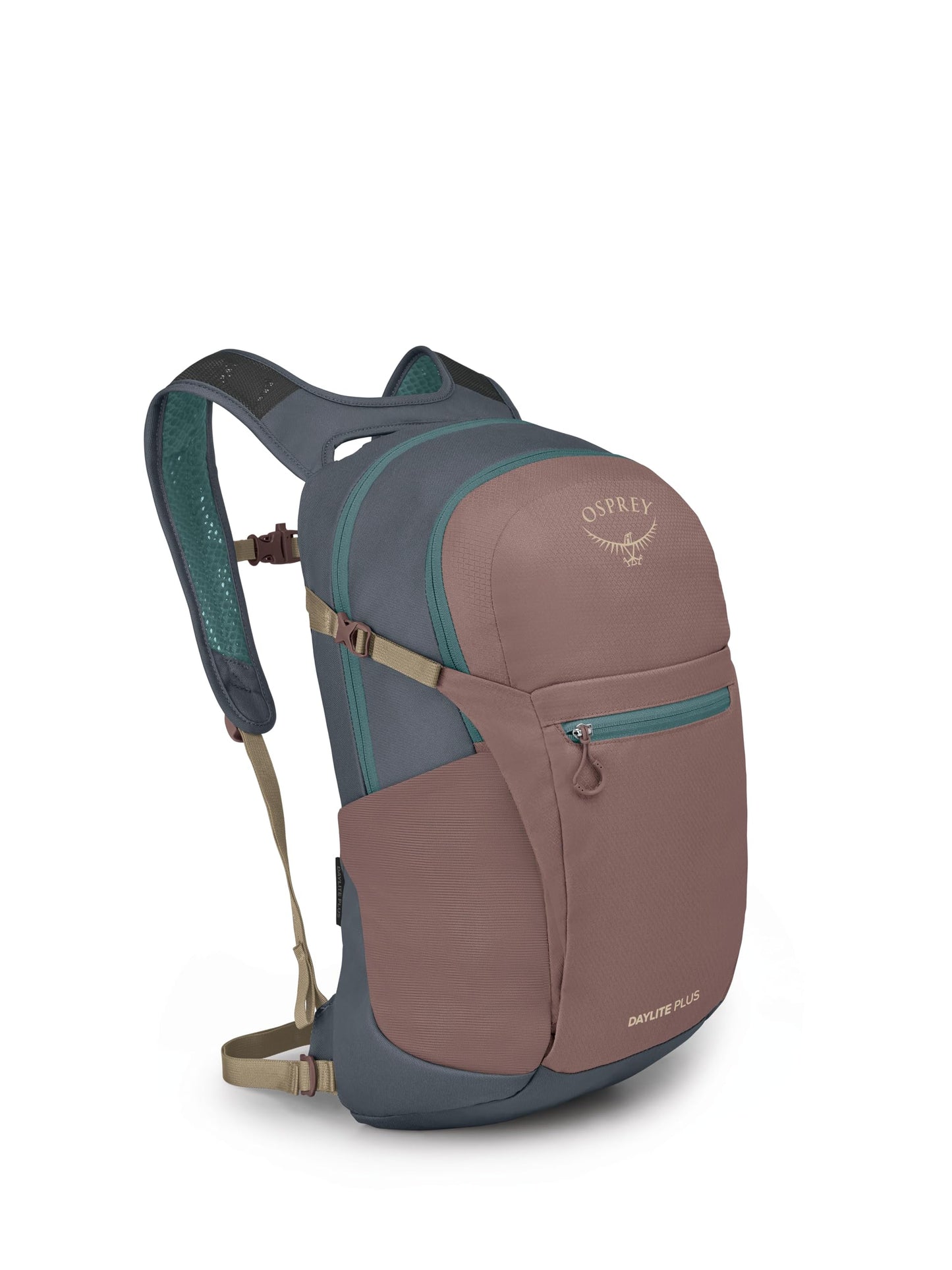 Osprey Daylite Plus Commuter Backpack - Lightweight, Everyday Pack with Laptop Sleeve and Water Bottle Pockets - Ideal for Work, School, and Travel with Versatile Storage Options, Magma Brown/Tungsten