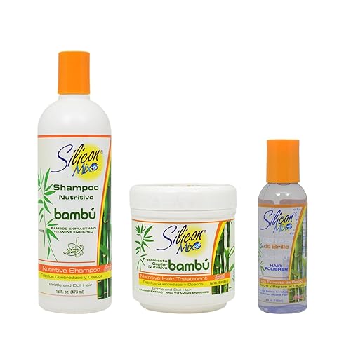 Silicon Mix Bambu Shampoo 16oz & Treatment 8oz & Polisher 4oz "Set"