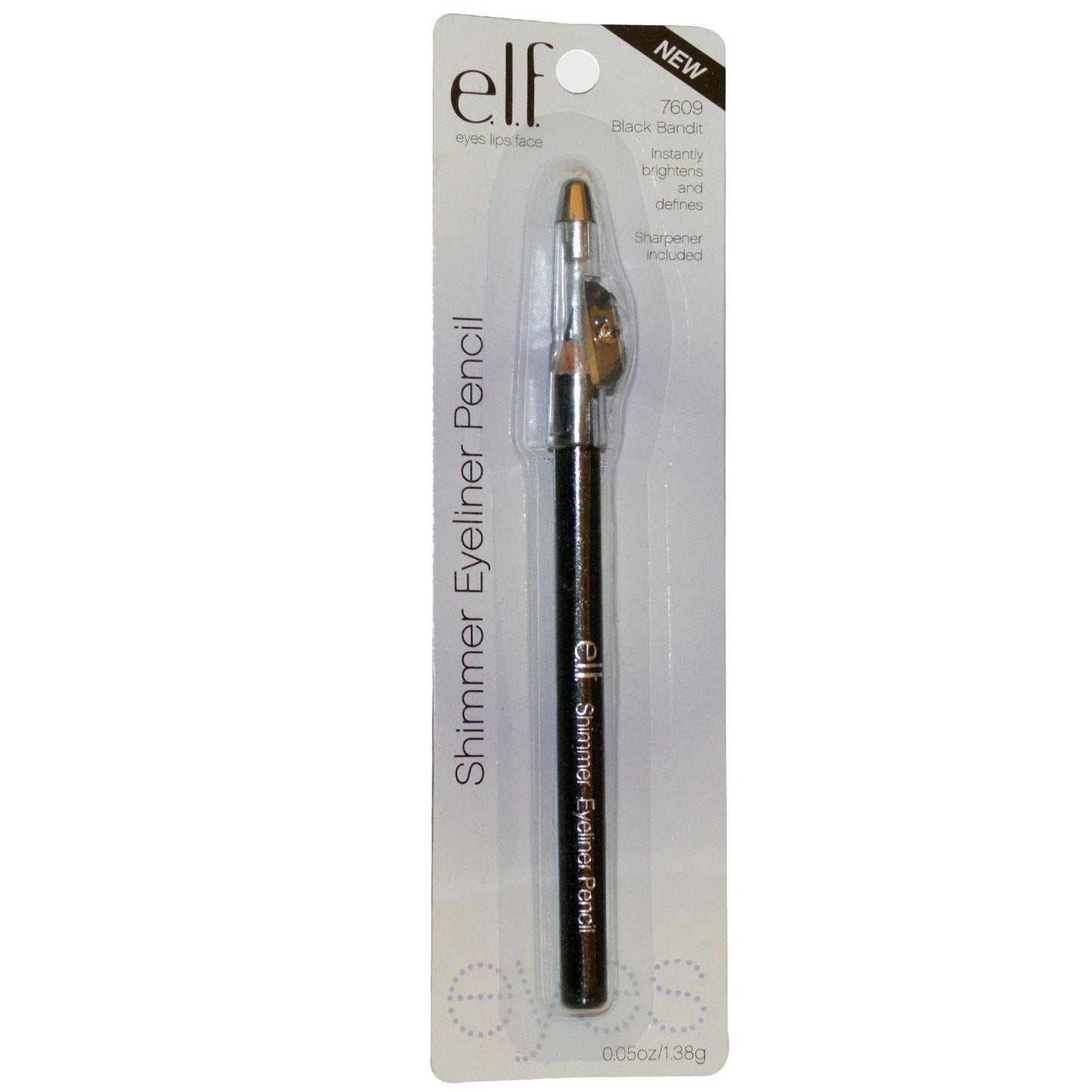 e.l.f. Essential Shimmer Eyeliner Pencil 7609 Black Bandit by e.l.f. Cosmetics