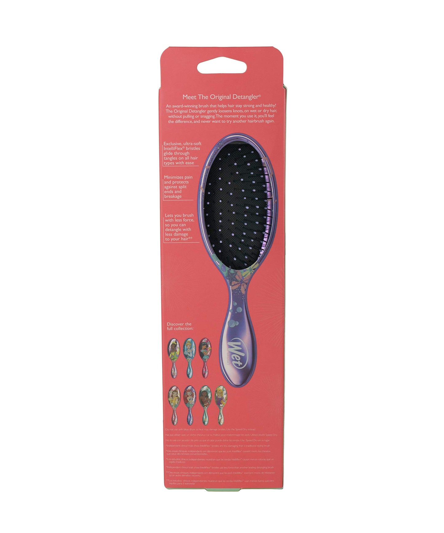 DISNEY PRINCESS WHOLEHEARTED ORIGINAL DETANGLER-ARIEL PURPLE