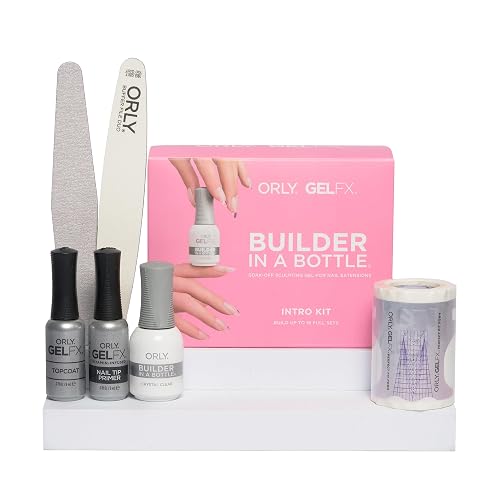 ORLY GelFX Builder In a Bottle Intro Kit | Sculpting Builder Gel for Nail Extensions and Gel Overlay (New Intro Kit) Beauty & Personal Care Orly