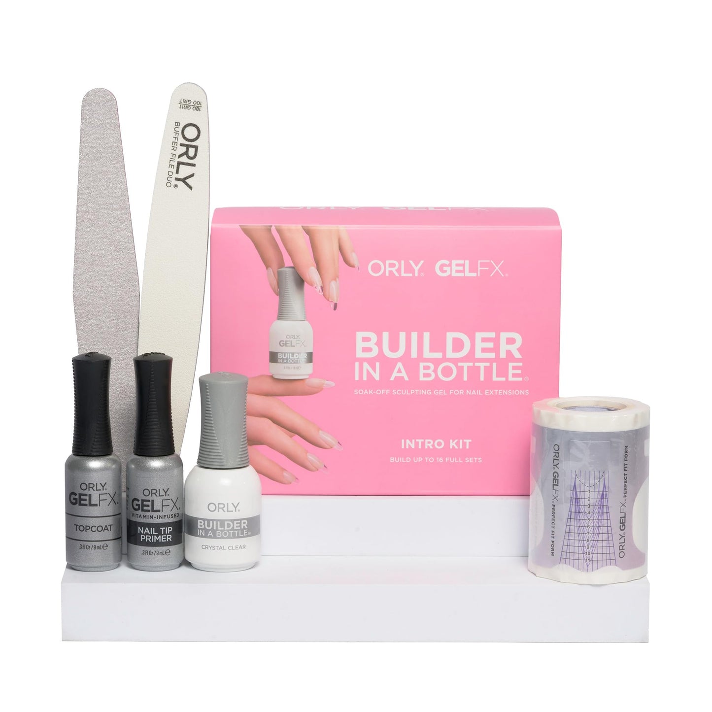 ORLY GelFX Builder In a Bottle Intro Kit | Sculpting Builder Gel for Nail Extensions and Gel Overlay (New Intro Kit) Beauty & Personal Care Orly