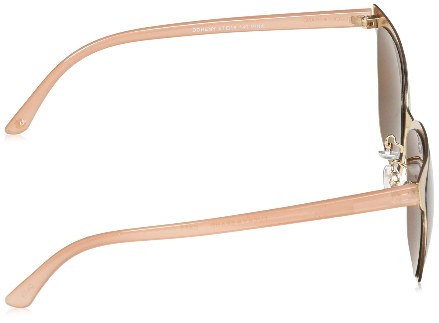 Lucky Women's Dohepin57 Cateye Sunglasses, Matte Pink, 57 mm