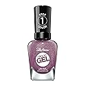 Sally Hansen Miracle Gel™, Metro Midnight, Long Lasting, Gel-Like Formula, No UV Lamp Needed, Purple Nail Polish
