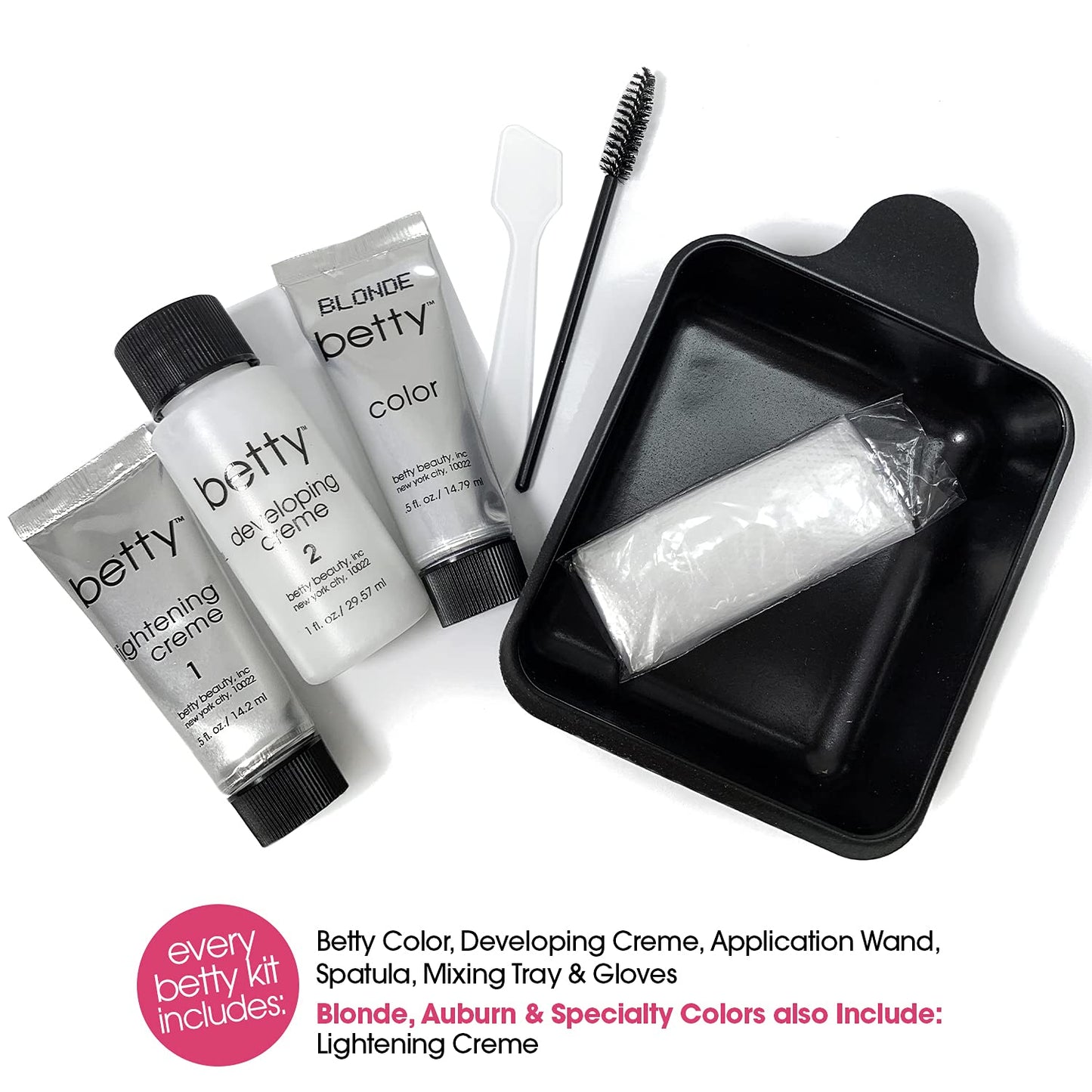 Betty Beauty Love (Red) Betty - Color for the Hair Down There Hair Coloring Kit