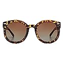 grinderPUNCH Oversized Sunglasses For Women Round Circle Oversized Mod Fashion Tortoise