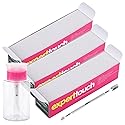 960 pcs Lint Free Nail Wipes Cotton Pads Remover to Soak Off Acrylic Gel Nail Polish with Pumb Bottle Dispenser and 1 Cuticle Pusher Tbestmax