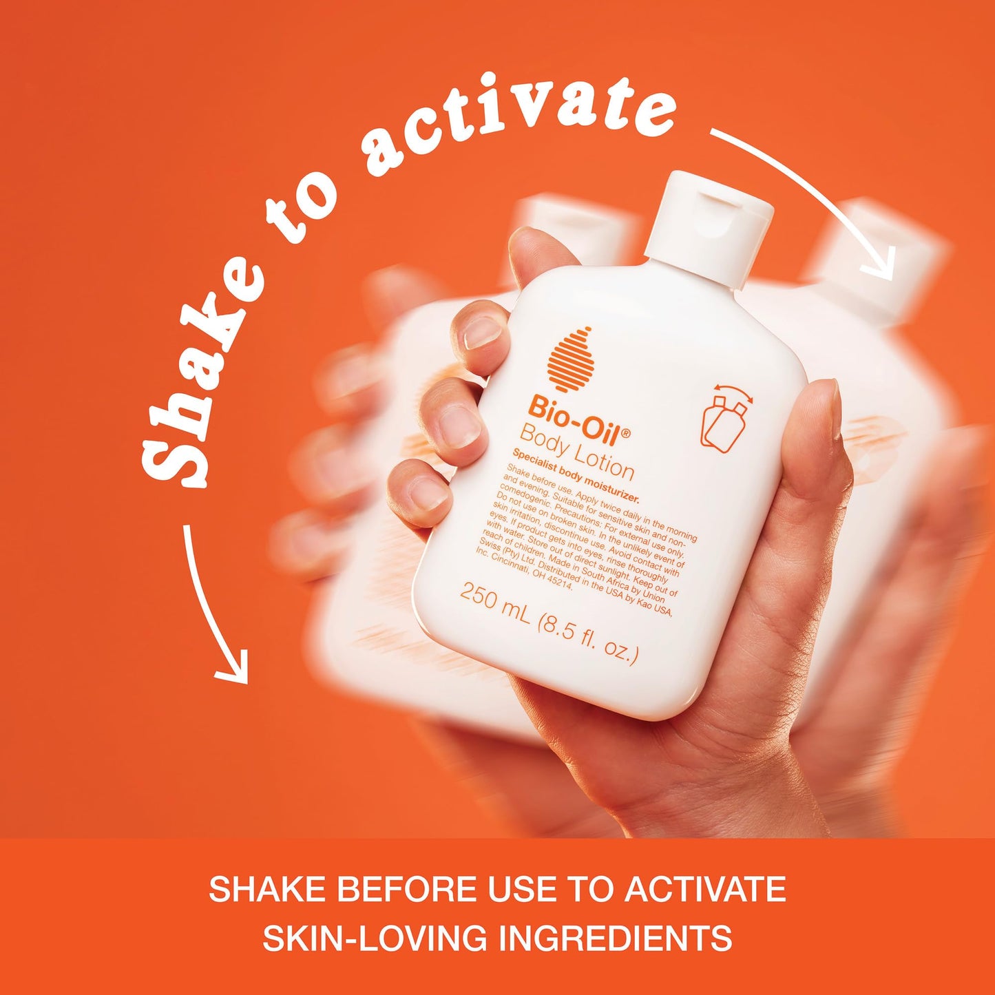 Bio-Oil Moisturizing Body Lotion for Sensitive and Dry Skin, Ultra-Lightweight, Fast Absorbing Moisturizer with Jojoba, Rosehip, Shea Oil
