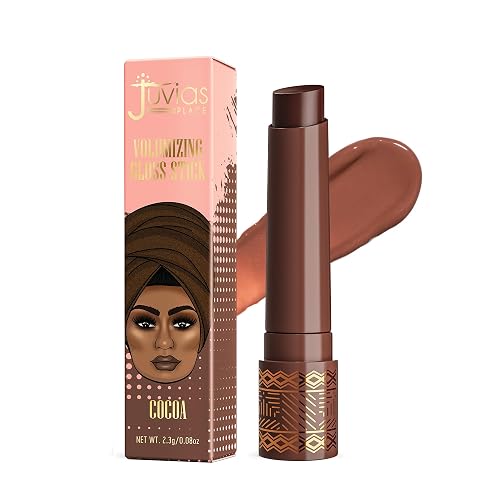 Juvia's Place Volumizing Gloss Stick - Cocoa - Shiny Luscious Lips with Nourishing Hydration, Plumping, Lip Plumper, Plumping Lip Balm, Hydrating Lip