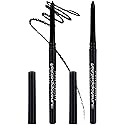 Maybelline Unstoppable Waterproof Mechanical Black Eyeliner Pencil, Easy to Apply, Smooth Glide, Up to 24 Hour Wear, Onyx, Pack of 2