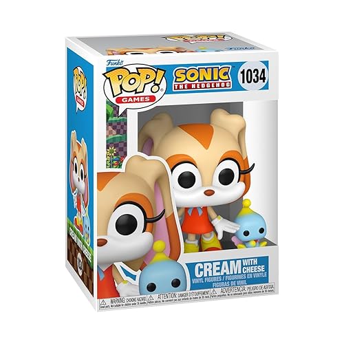 Funko POP & Buddy: Sonic - Cream with Cheese - Sonic The Hedgehog - Collectable Vinyl Figure - Gift Idea - Official Merchandise - for Kids & Adults…