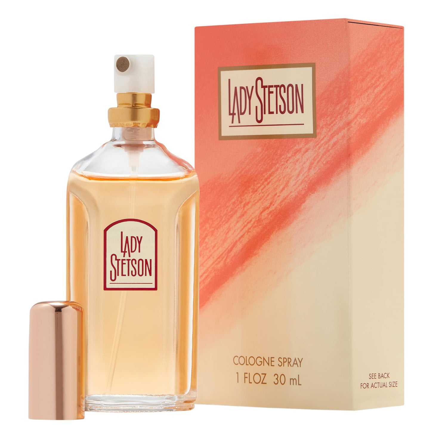 STETSON Lady Stetson - Perfume for Women - Feminine, Fierce, Woody, and Heady Scent with Fragrance Notes of Peach, Rose, and Sandalwood - 1.0 Fl Oz