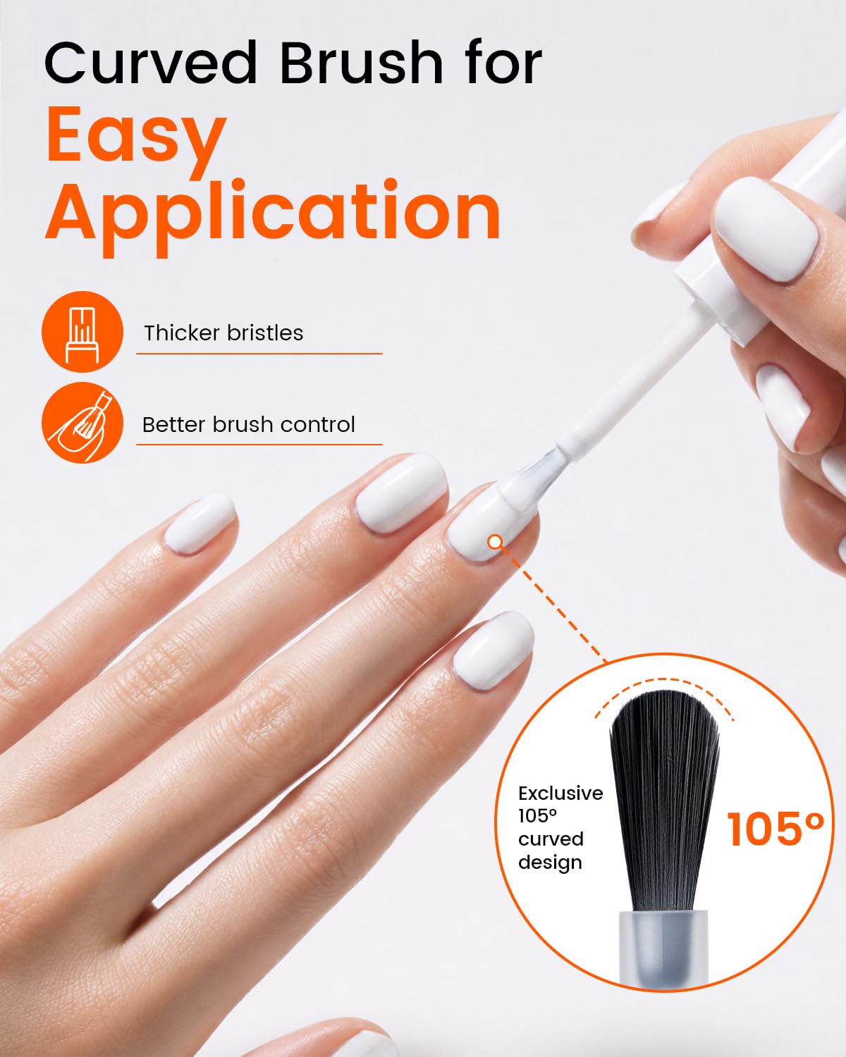 Makartt Ultra-Pigmented White Gel Nail Polish 15ml: One Coat White Gel Polish High Gloss Shine, Salon-Grade UV Polish Gels Perfect for French Tips Beauty and Personal Care Makartt