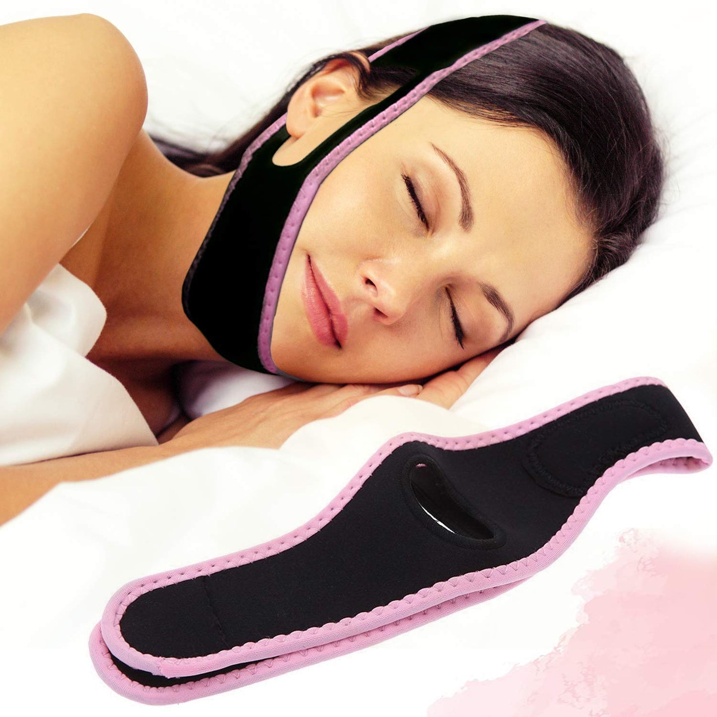 V Line Face Slimming Mask Chin Lifting Belt Sagging Skin Double Chin Reducer Face Lift V Shaped Contour Tightening Strap Reusable Anti-Wrinkle Chin Up