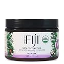 Organic Fiji Raw Cold Pressed Coconut Oil for Hair, Skin, Face & Body | Relaxing Massage Oil | Lavender,12 oz for Women Men & Baby