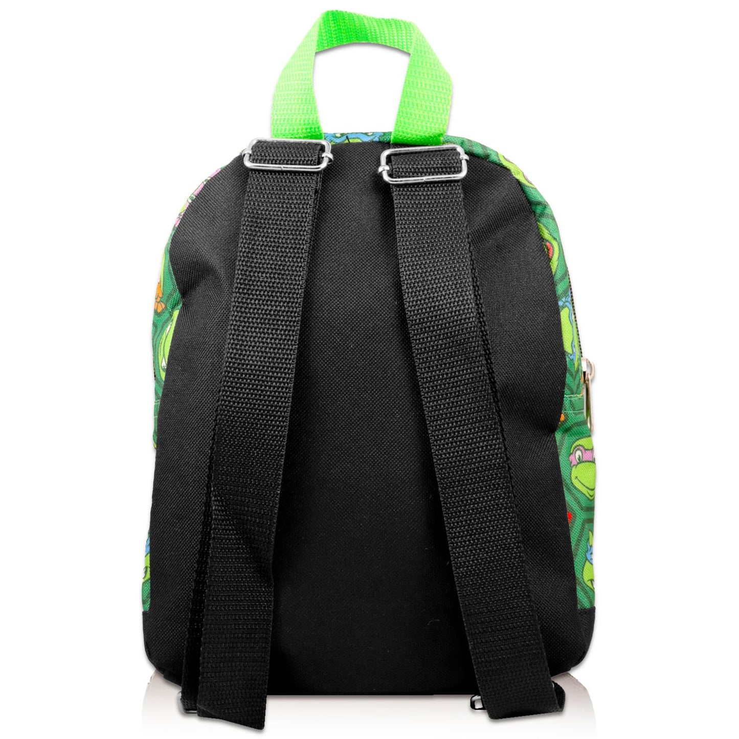 Teenage Mutant Ninja Turtles Mini Backpack for Teens - 10” Canvas TMNT Backpack with Front Pocket and Bookmark | TMNT Backpack Purse Bundle