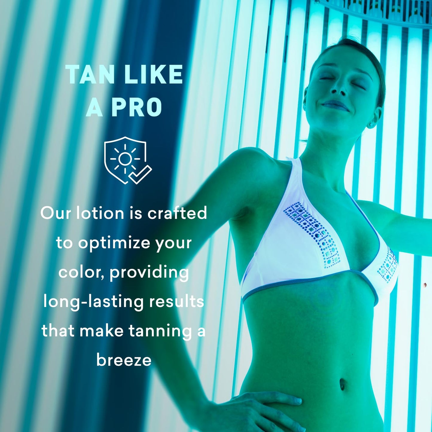 Just Nutritive Indoor Tanning Lotion | Natural Tanning Bed Moisturizer to Accelerate, Extend & Maintain Tan | With Aloe, Coffee, Papaya & Vitamin E |