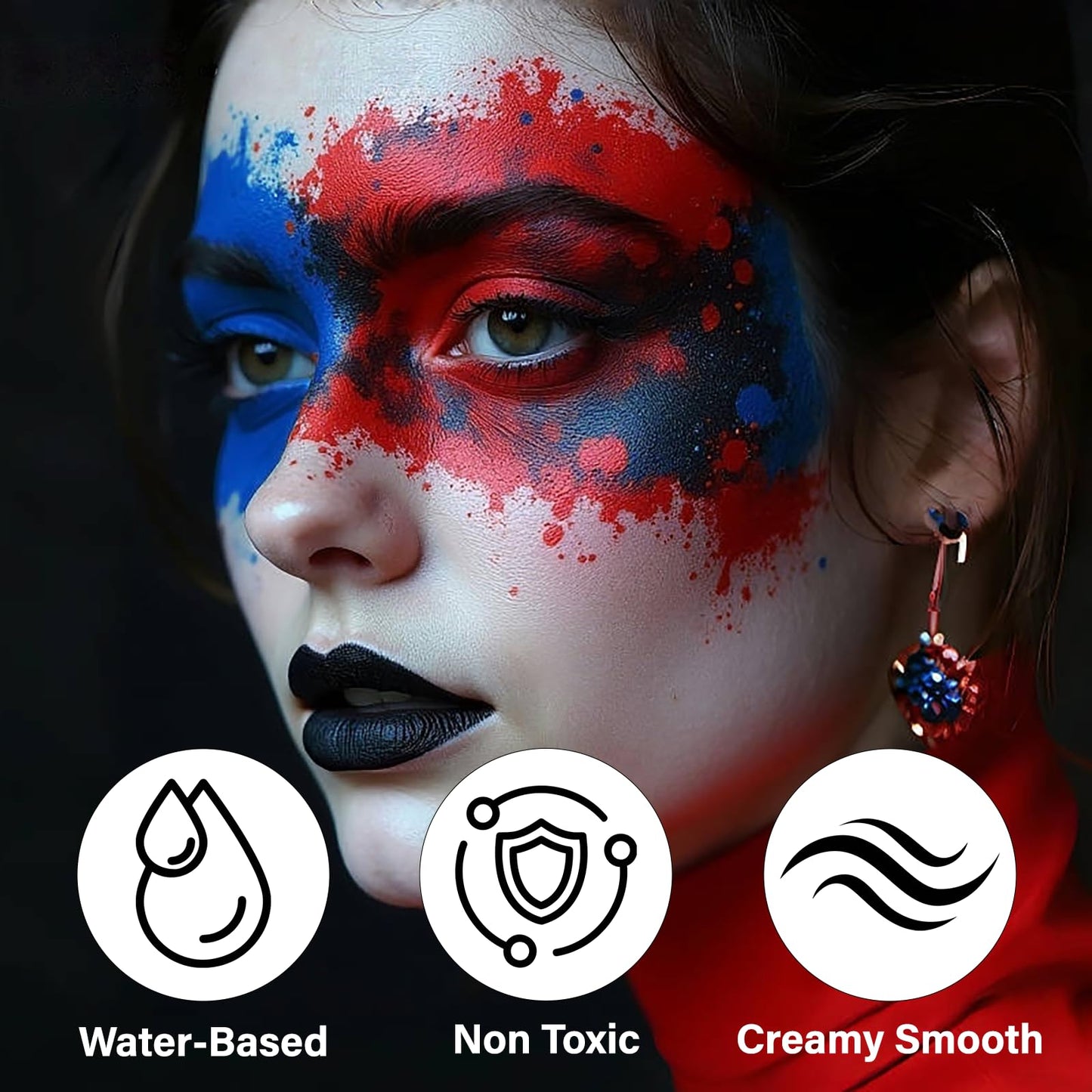4 Colors Face Body Paint