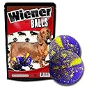 Wiener Balls Bath Bombs Funny Dachshund Gags for Dog Lovers XL Wiener Bombs Huge Bath Fizzers Weird Wiener Dog Bath Gags Jokes Weenie Dog Gags Funny…
