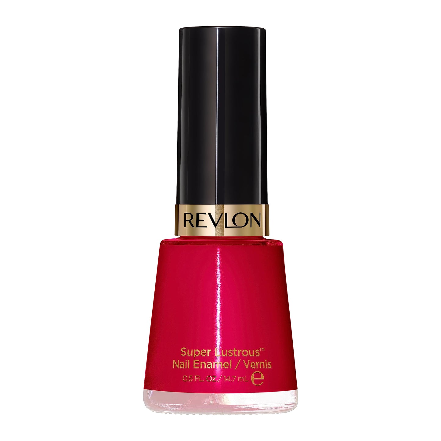 Revlon Super Lustrous Nail Polish, Chip-Resistant & Longwear Formula, High Shine Finish, 680 Revlon Red, 0.5 fl oz