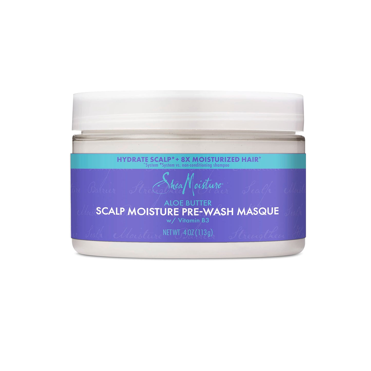 SheaMoisture Aloe Butter & Vitamin B3 Pre-Wash Masque - Boosts Hydration for Moisturized Hair and Scalp 4oz