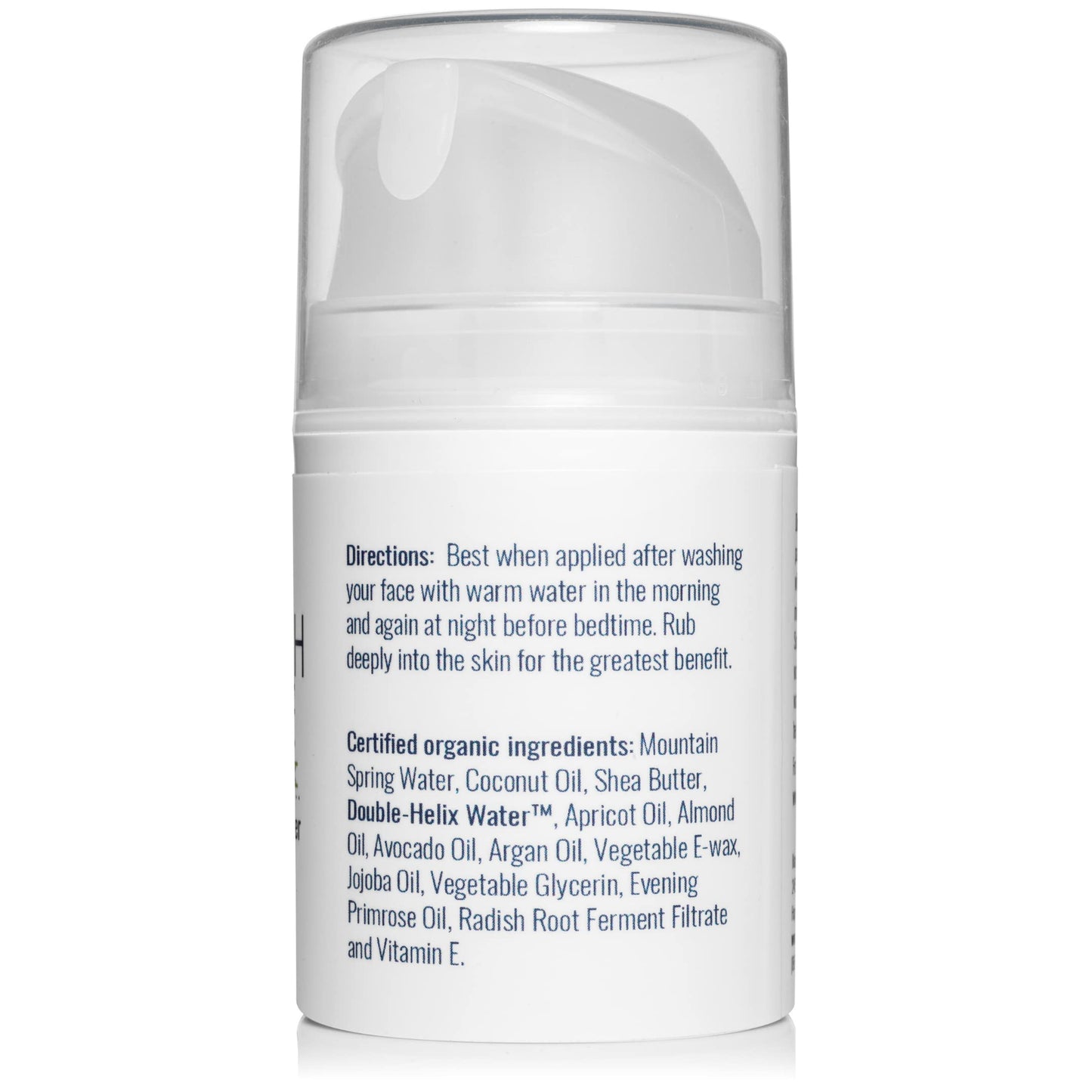 Fresh Face Organix Organic Facial Moisturizer - May Assist in Aging or Dry Skin, Smoothing Out Wrinkles - Made with Double-Helix Water