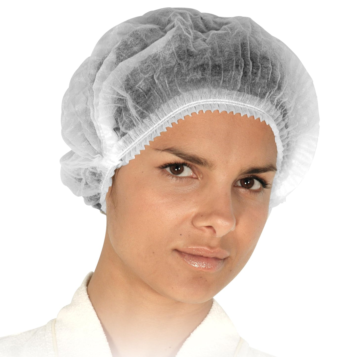 APPEARUS Disposable Bouffant Hair Caps - 100 Count, White, 21" Non-Woven Hair Nets for Spa, Salon, Medical, Food Service, and Industrial Use Beauty and Personal Care APPEARUS