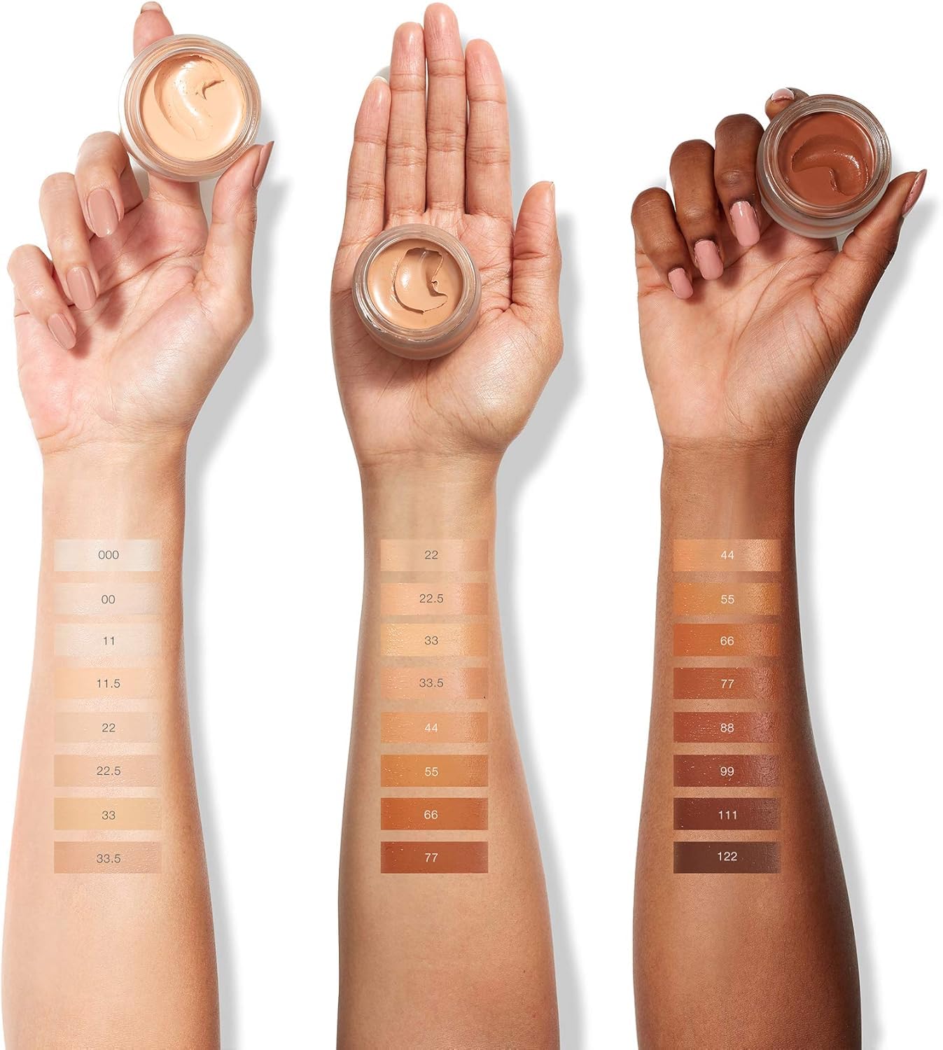 rms beauty UnCoverup Cream Foundation Hydrating Buildable Medium to Full Coverage with Natural Glow for All Skin Types, Clean Beauty, 18ml