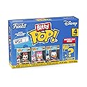 Funko Bitty POP! Disney - Minnie, 4-Pack - Minnie Mouse (red Dress), Daisy Duck, Donald Duck and A Surprise Mystery Mini Figure - 0.9 Inch (2.2 Cm)…