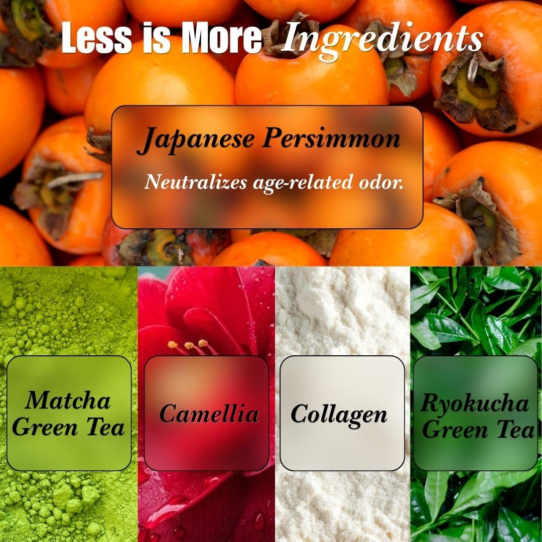 Mirai Clinical Persimmon Soap for Old People Smell, Nonenal® Solution, 100g Beauty and Personal Care Mirai