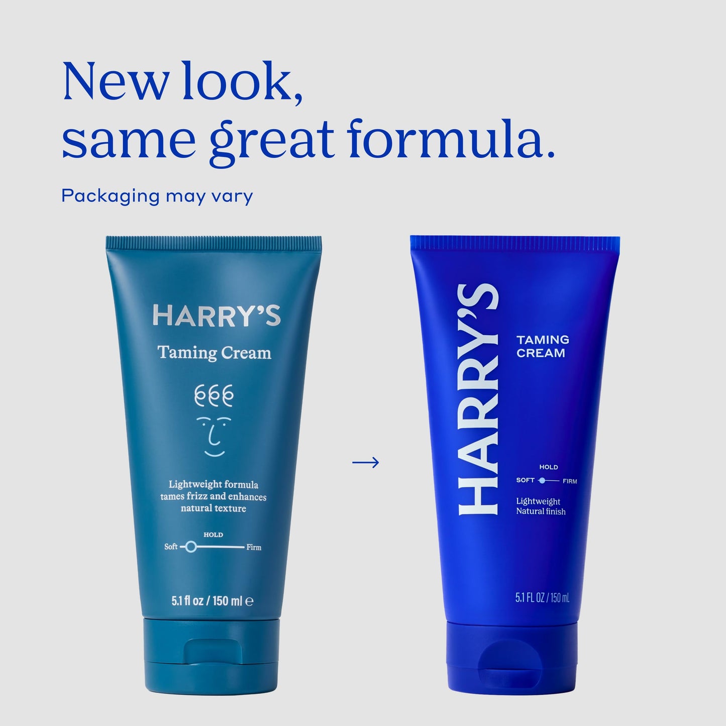 Harry's Taming Hair Cream for Men with Soft Hold and Natural Finish - 5.1 fl oz - PACKAGING MAY VARY