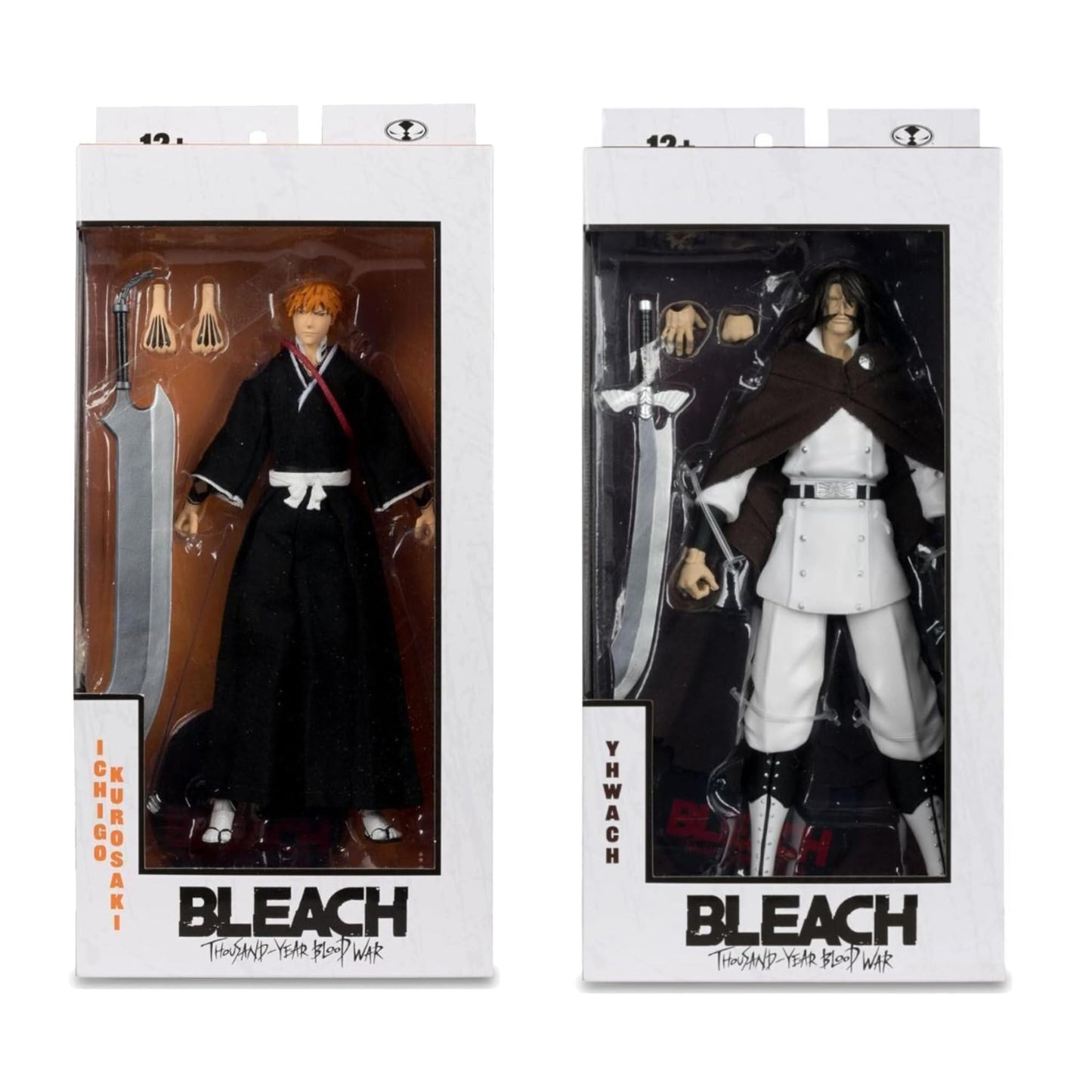 McFarlane Toys Bleach Thousand Year Blood War Series 7-Inch Yhwach Action Figure Bundle with Ichigo Kurosaki Figure from Bleach Thousand Year Blood…