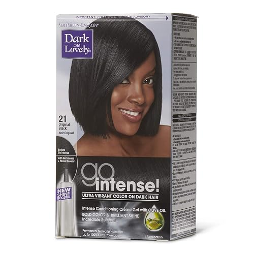Dark & Lovely Go Intense Original Black Permanent Hair Color Original Black