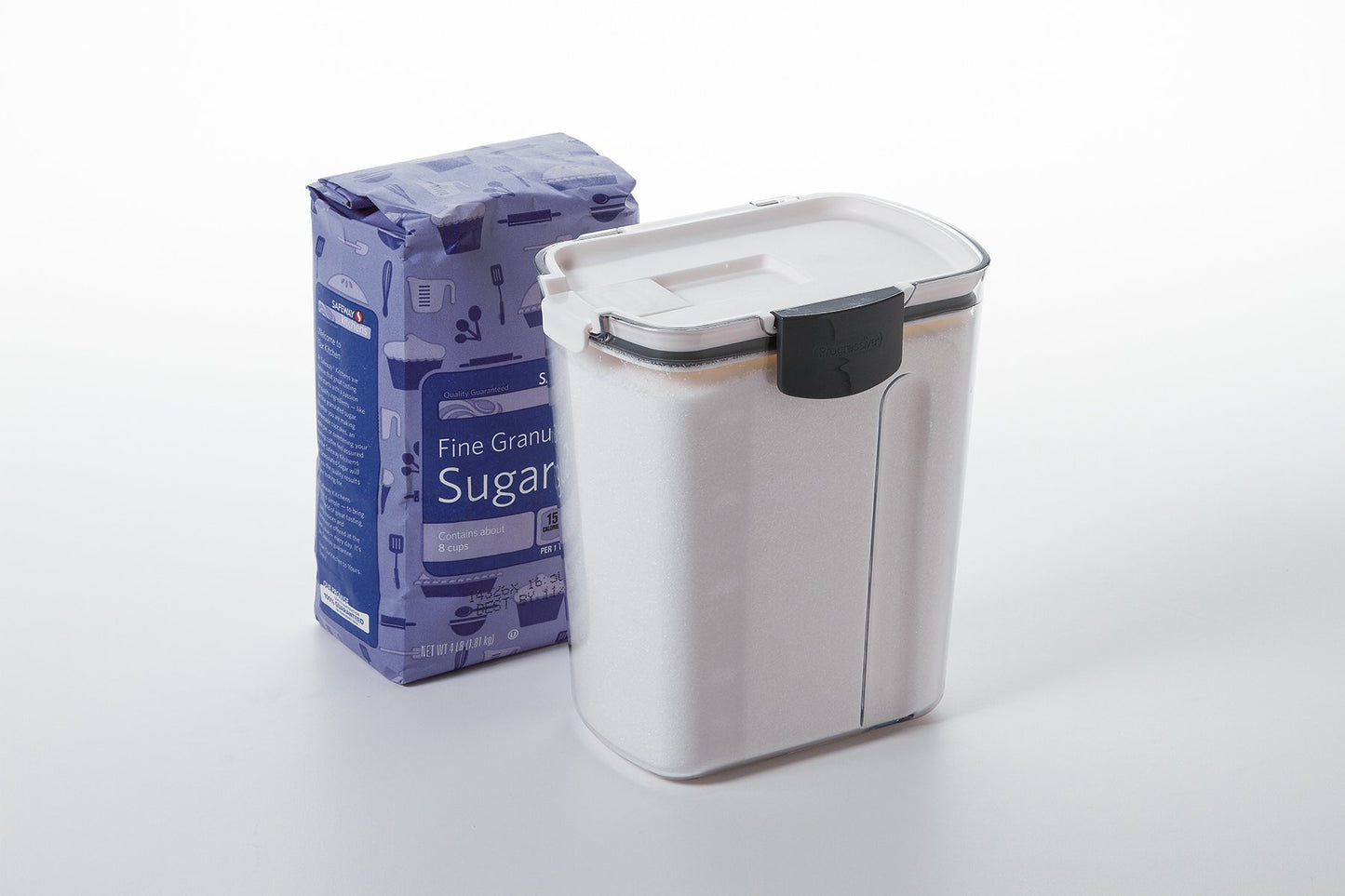 ProKeeper Sugar & Bread Storage Container - Holds 4lb Bag of Sugar (2.3 Quarts)