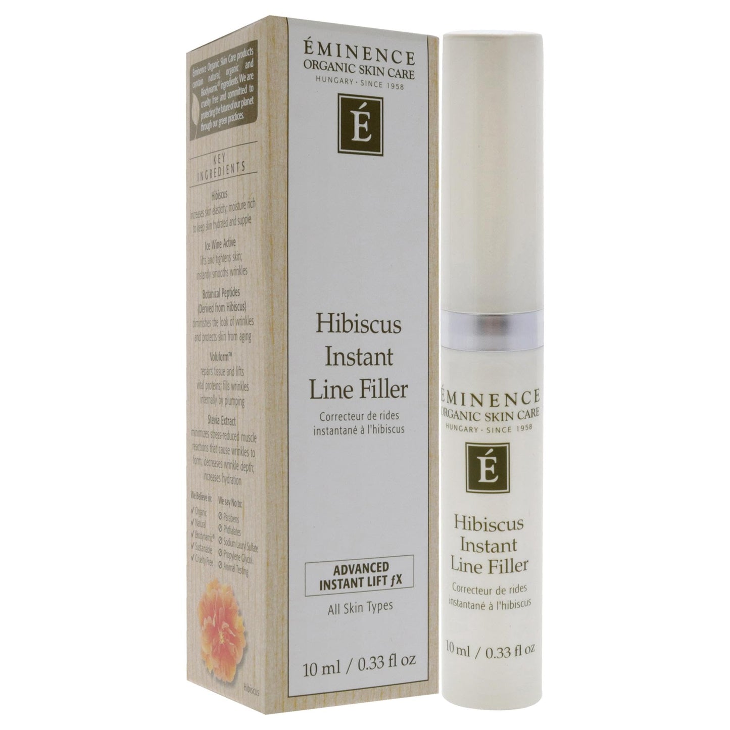 Eminence Hibiscus Instant Line Filler for Unisex - 0.33 oz Cream