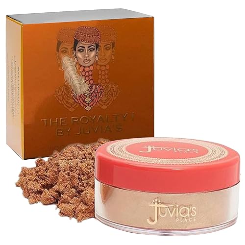 Juvia's Place Loose Highlighter Nubian Royalty 1 - Illuminating Loose Powder Highlighter Makeup, Shimmer Powder that gives Radiant Glow - Suitable
