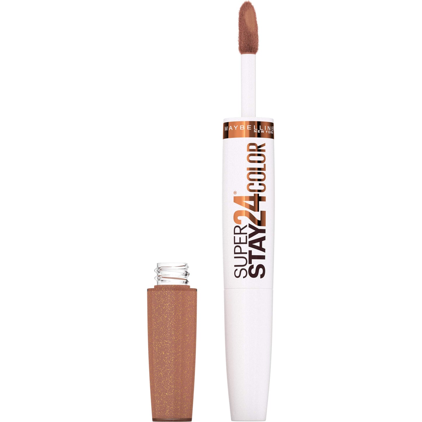 Maybelline SuperStay 24, 2-Step Liquid Lipstick, Coffee Edition, Chai Once More