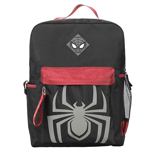 Marvel Miles Morales Game Logo And Mask Women's Black Laptop Backpack
