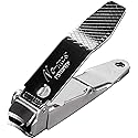 No-mes Fingernail Clipper, Catches Clippings, Built-in Nail File, Made in USA