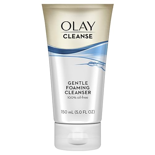 Olay Gentle Clean Foaming Face Cleanser for Sensitive Skin Tube, 5.0 oz