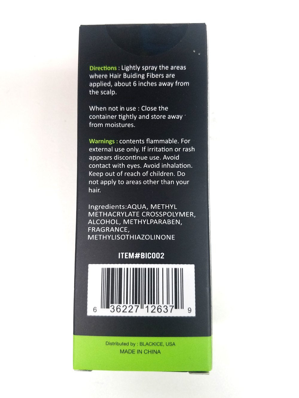 Magic Fiber Hair Building Lock Spray - Full Hair Instantly