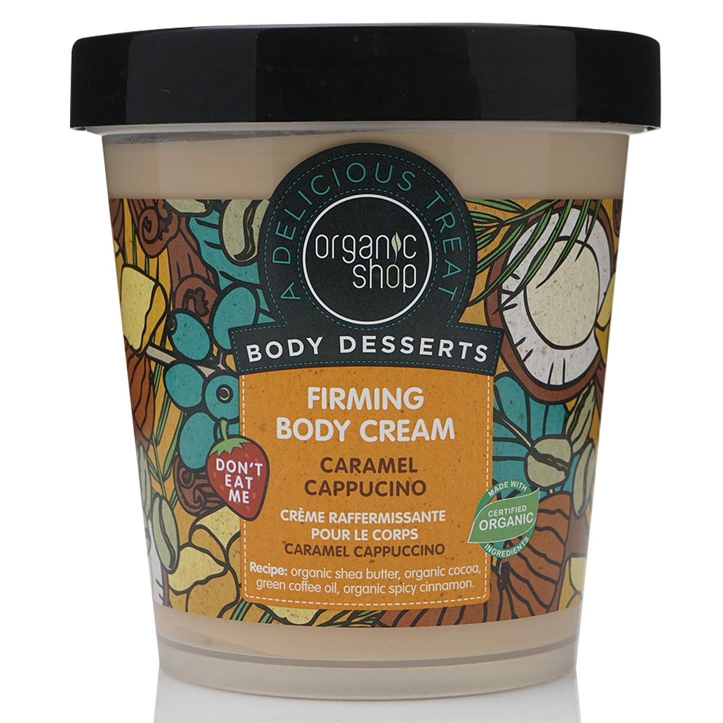 Organic Shop Body desserts Caramel Cappuccino Firming Body Cream 450ml