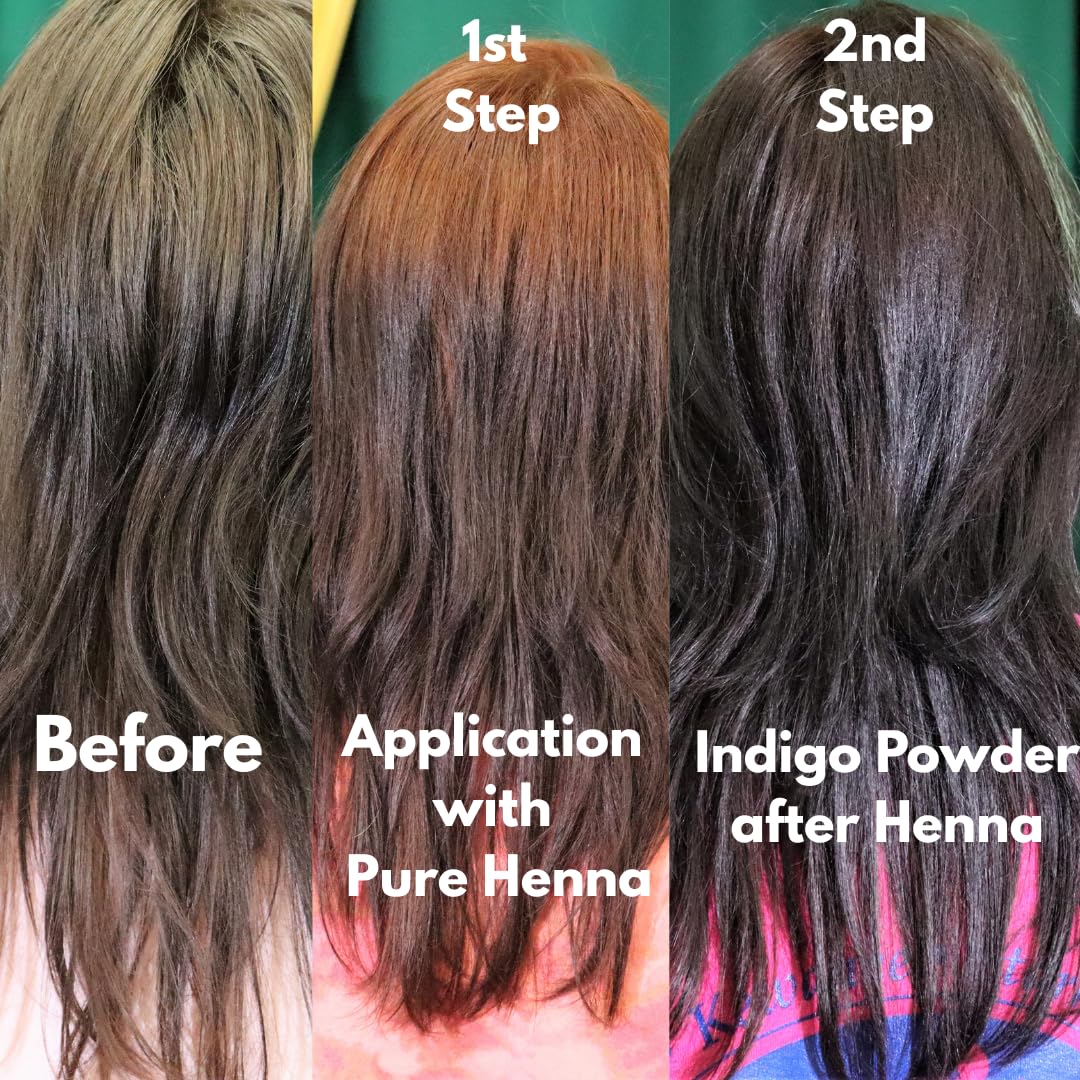 200 Grams INDIGO POWDER For Hair Dye/Color - The Henna Guys