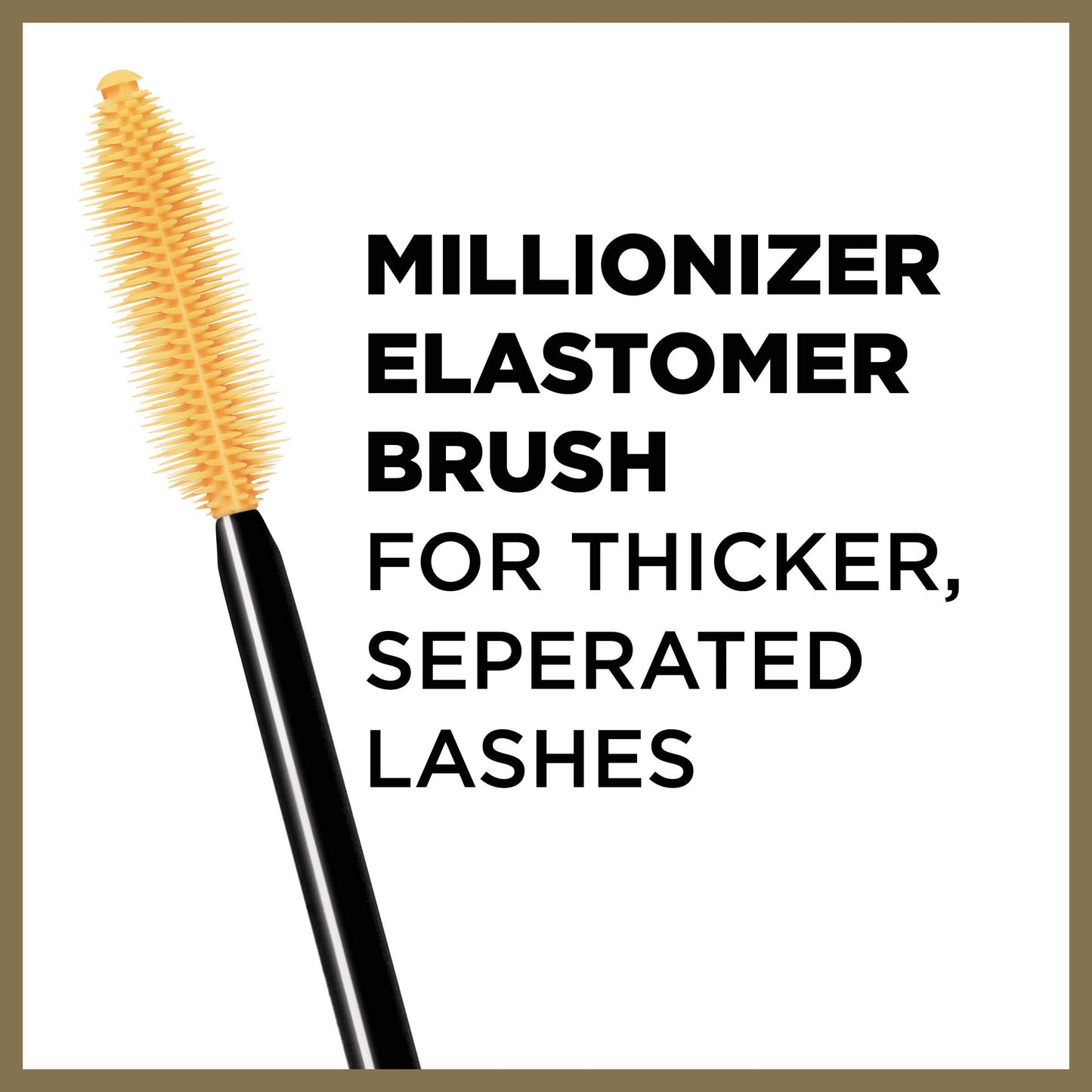 L’Oreal Paris Makeup Voluminous Million Lashes Mascara, Volumizing Collagen Infused Eye Makeup, Amplifying Mascara Brush, Washable, Black, 0.30 Fl