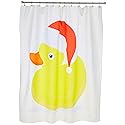 Carnation FSCC-CD Christmas Ducky Fabric Shower Curtain