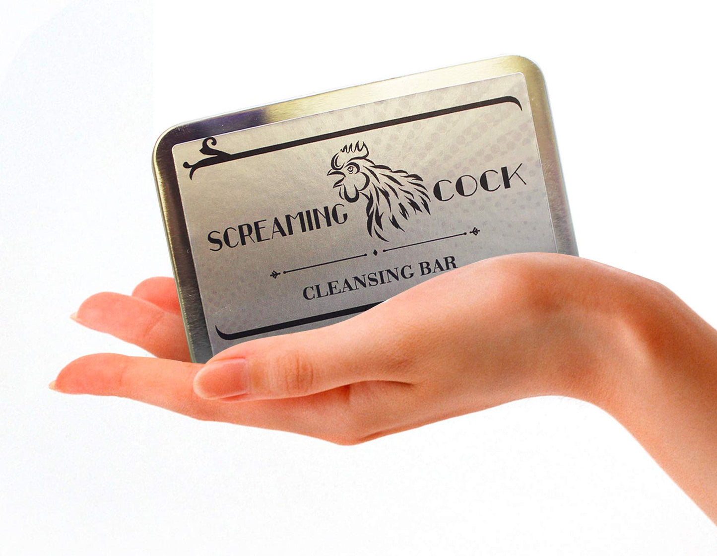 Gears Out Screaming Cock Cleansing Bar - Funny Vintage Crowing Rooster Design - Novelty Bath Soap for Men - Black Soap, Handcrafted, Made in the USA Beauty & Personal Care Gears Out